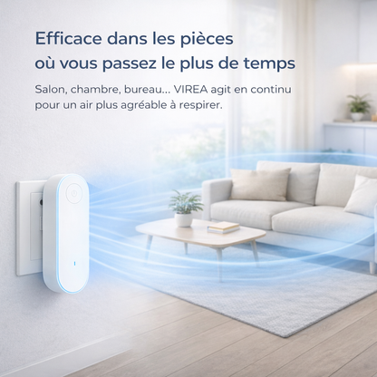 Purificateur d’air ionique anti-allergènes