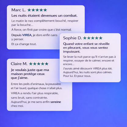 Purificateur d’air ionique anti-allergènes